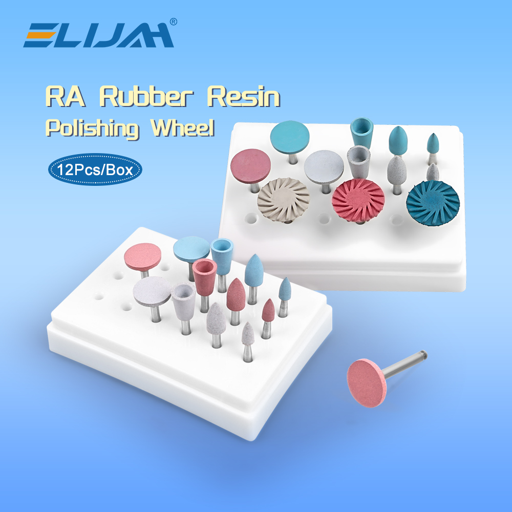 12Pcs/box Dental RA Rubber Res - Resin Art Case recension och pris