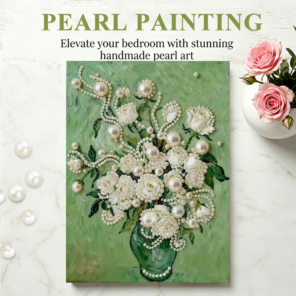 Huacan DIY Pearl Art Painting  - Resin Art Rose recension och pris